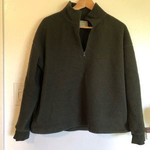 Renew fleece half zip pullover